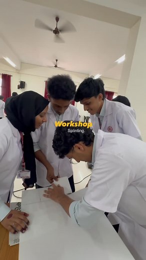 BOT🩺 on Instagram: "Workshop-Hand splint @handtherapistlouis #explorepage#college#fyp #kmct"