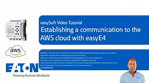 Establishing a communication to the AWS cloud with easyE4 - Eaton videos
