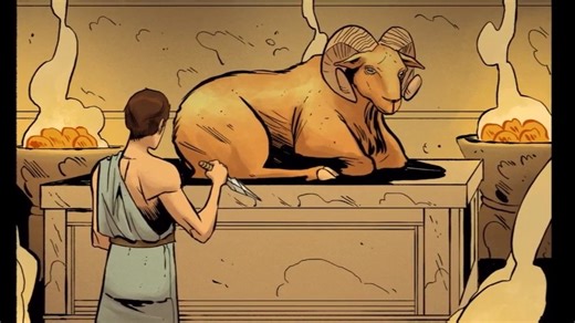 The Mythological Origin of the Sign of Aries - Phrixus, Helle and the Golden Ram | Gulana Bar