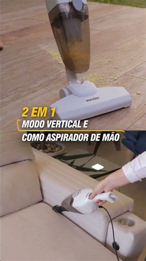 Aspirador de pó vertical, 1.350 W, 1 litro, APV 1350 turbo, VONDER