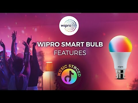 Wipro Smart Light | Schedule, synchronize and set lighting to your mood