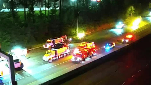 EB SR 16 in Gig Harbor reopens after suspected DUI driver crashes in work zone