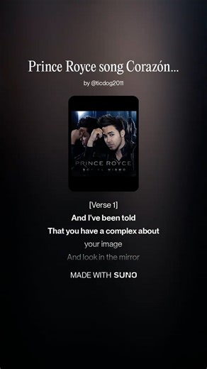 Prince Royce song Corazón Sin Cara (1)