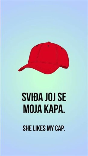 Learn Serbian ★ Kapa - Cap #shorts
