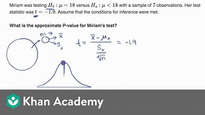 Using TI calculator for P-value from t statistic