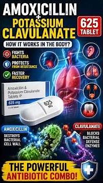 How Amoxicillin + Clavulanate 625 Tablet Works | Scientific Animation | Antibiotic Explained