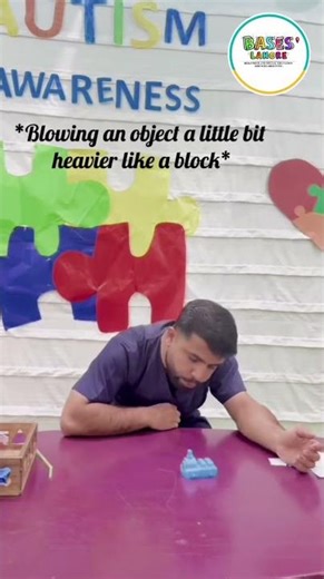 Oral motor and blowing exercises are simple