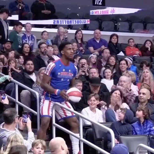 499K views · 3.6K reactions | We’re making trick shots and world record attempts at every game for the 100 Year Tour!  | Harlem Globetrotters | Facebook