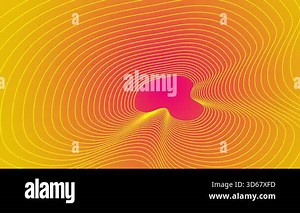 3 d illustration - colorful abstract waves