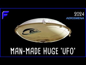 UFO-like Russian Cargo AIRSHIP | 600 Ton Capacity | Aerosmena 2024 | #13