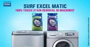 The all new Surf Excel Matic is a specialist detergent for your washing machine that provides 100% stain removal! | Surf Excel Pakistan