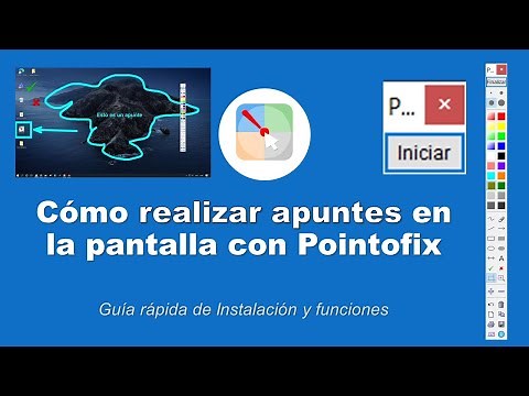Como realizar apuntes en pantalla con PointoFix (Instalación en español)