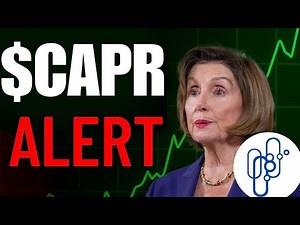 CAPR Stock EXPLODING Next!? (Thank Me Later!) Capricor Therapeutics