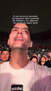 We gave it our all at the Alejandro Sanz concert