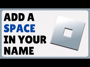 How To Add Space In Your Roblox Name (2025)