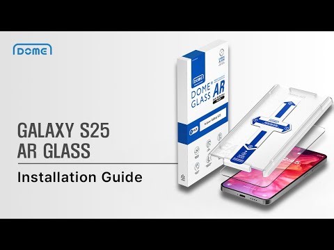 Whitestone AR Glass Screen Protector for S25 series Installation