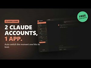 How to Use Multiple Claude Accounts in One App — Auto-Switch on Usage Limits (Free)