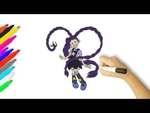 How to Draw Lily Lovebraids | Poppy Playtime Chapter 5