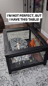 Im not perfect, but I have this table! My Lego coffee table was custom built to display the Lego Star Wars UCS Millennium Falcon set! My personal favorite Lego set! I worked really hard and saved up to pay for this table. The Millennium Falcon set took me MONTHS to build. I think you truly appreciate something when you work hard for it. Share your favorite part of your Lego collection with me! Adult Fan of Lego Follow me to support me. UNBIASED and HONEST Lego opinions. #trendingaudio #LEGOStarW