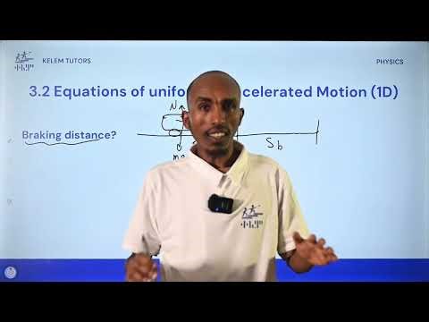 3.2. Equations of Uniformly Accelerated Motion in 1D: Physics Grade 11