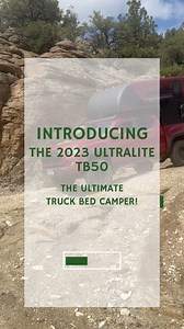 Meet the Ultralite TB50. Ready to 'Go Anywhere, Do Anything'? #UltraliteTB50 #TruckBedCamper #GoAnywhereDoAnything #HighAltitudeTrailers | High Altitude Trailer Co.