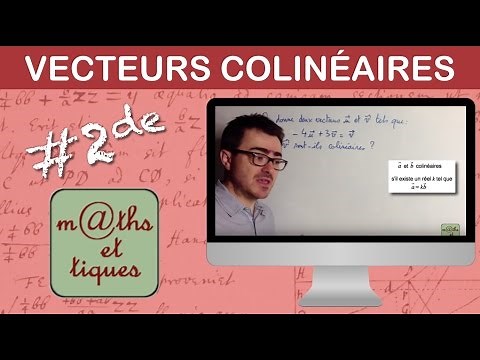 Prove that two vectors are collinear - Second