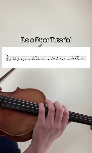 Learn How to Play 'Do a Deer' on Violin with This Tutorial