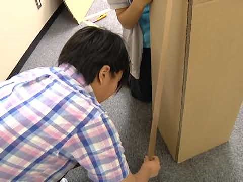 ダンボール王国_作品で遊ぼう！_自立する看板の作り方