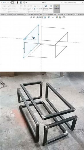 Magical table||table in solidworks||mechanical parts design#shorts #shortvideo #solidworks #cad #3d