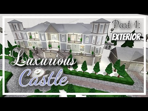 Luxurious castle • Part 1: exterior | Bloxburg Roblox