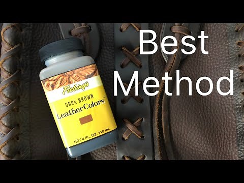 How To Dye Leather With Water Based Dye
