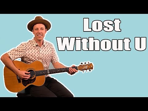 Robin Thicke Lost Without You Guitar Lesson + Tutorial + TABS