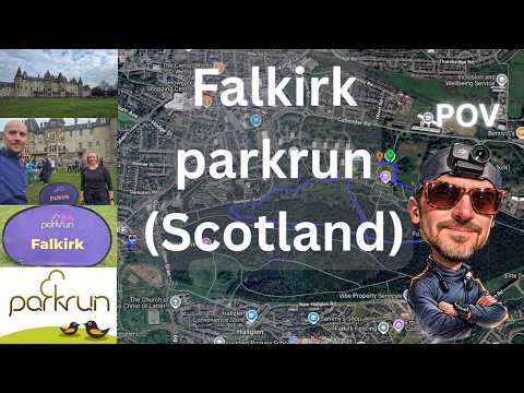 Falkirk parkrun Scotland 4K POV #parkruntourism Callendar Park / House