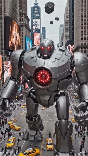 AI robot is trying to save the earth from dangerous materoid #robtherobot #roboskull #robohelp #ro