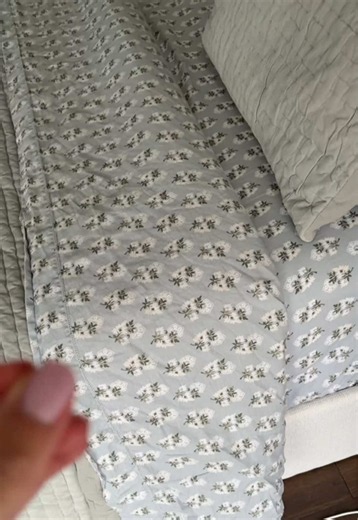 Make your bed with the top sheet pattern facing DOWN