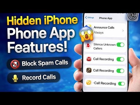 iPhone Calling Settings Explained 📞 | Hidden Phone App Features Most Users Miss!