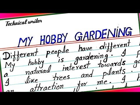 Essay on My Hobby is Gardening || My hobby gardening essay in English