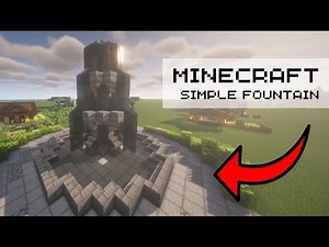 Minecraft: Simple Fountain Build (Tutorial)