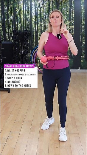 Learn 5 Smart Hula Hoop moves. 10 minute workout #smarthulahoop #hulahooping #smarthoop