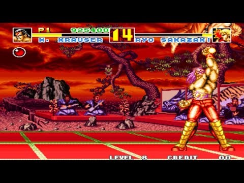 [아랑전설 스페셜] 크라우저 (료까지) [MAME] Fatal Fury Special Krauser (1Coin)