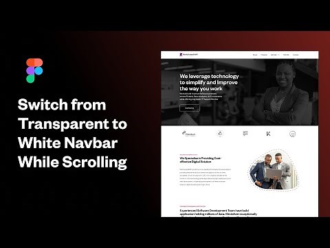 Transparent, Fixed, and Dynamic Navbar Prototyping for Scrolling in Figma UI Design.
