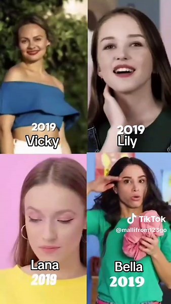 Nostalgia for 123 Go Characters: Vicky, Lily, Lana, and Bella