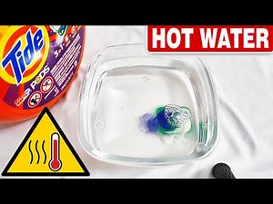 Tide Pods plus Hot Water: How fast will it dissolve?