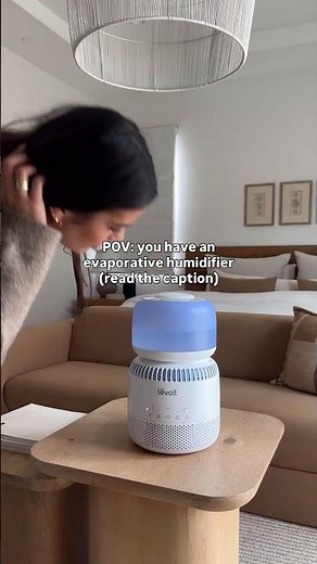 POV you have an Evaporative humidifier #humidifier #sprouthumidifier #winterwellness #dryseason
