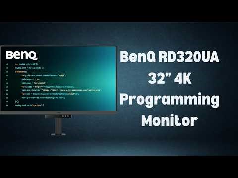 Best 32" 4K Programming Monitor with Nano Matte Panel & 90W USB-C | BenQ RD320UA Review