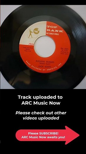 Song of the Day #2: BURNING BRIDGES Jack Scott 1960