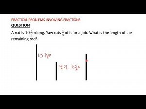 Solving practical problems involving fractions
