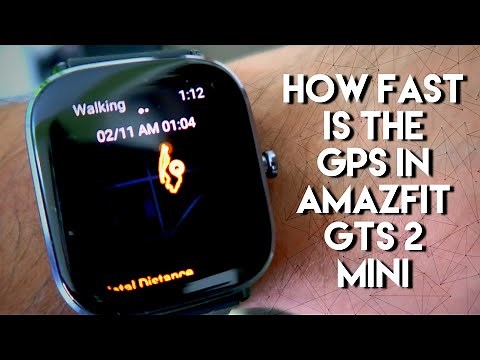 How fast is the GPS in Amazfit GTS 2 Mini. Lets check.