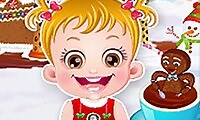Bébé Hazel : Maison en pain d'épices - Un jeu de filles gratuit sur GirlsGoGames.fr