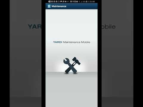 Time in time out Yardi - Maintenance Mobile